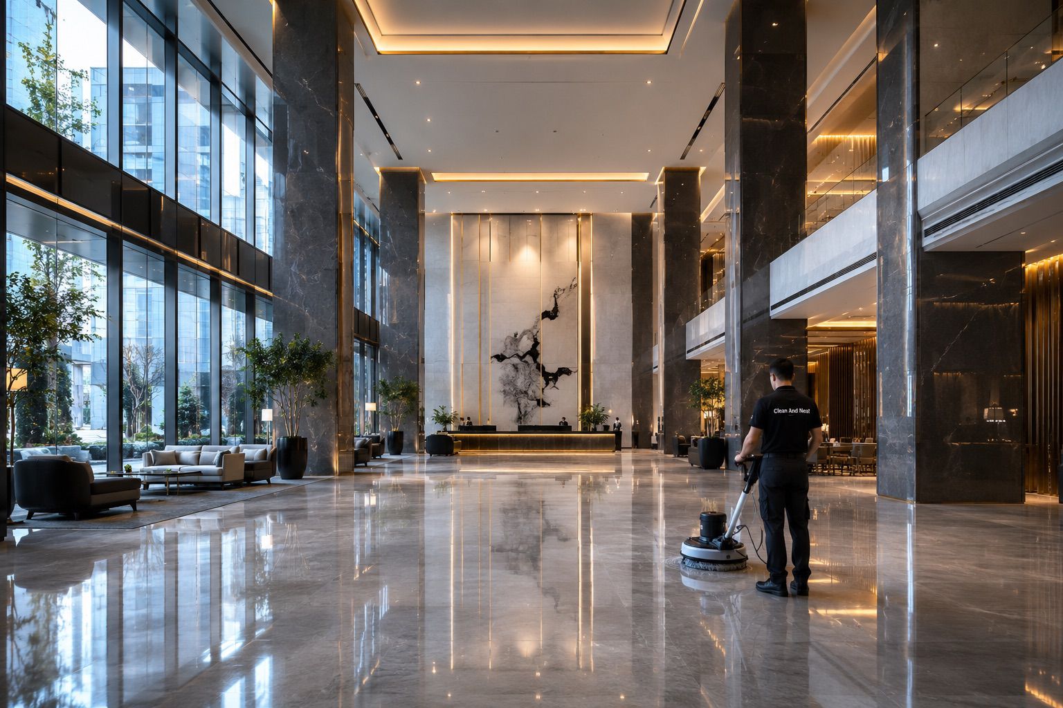 Curățenie generală spațiu comercial